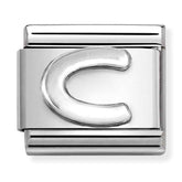 Nomination Composable Classic Link 330113/03 Letter C in 925 Silver